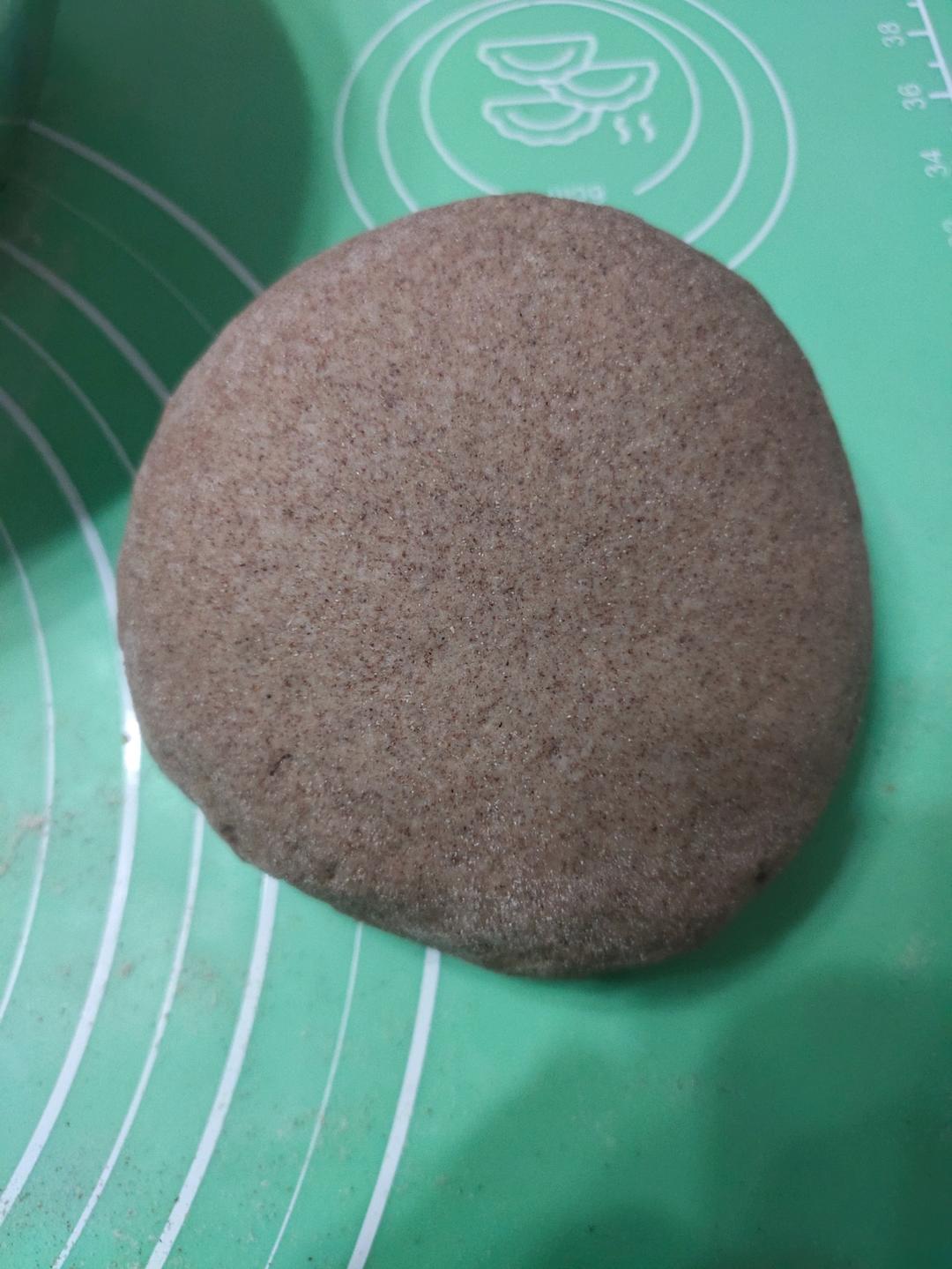 百分百纯黑麦馒头/小馅料馒头（低热量低gi健身减脂健康好美食）