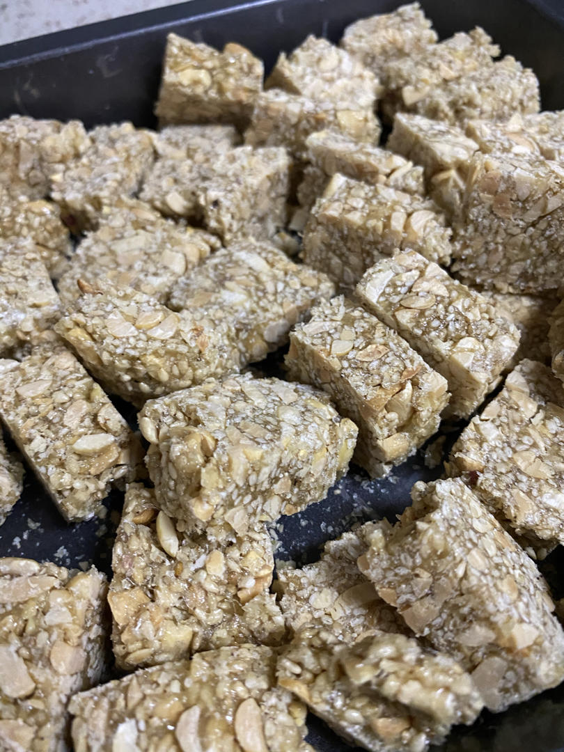 无水无油香脆花生糖