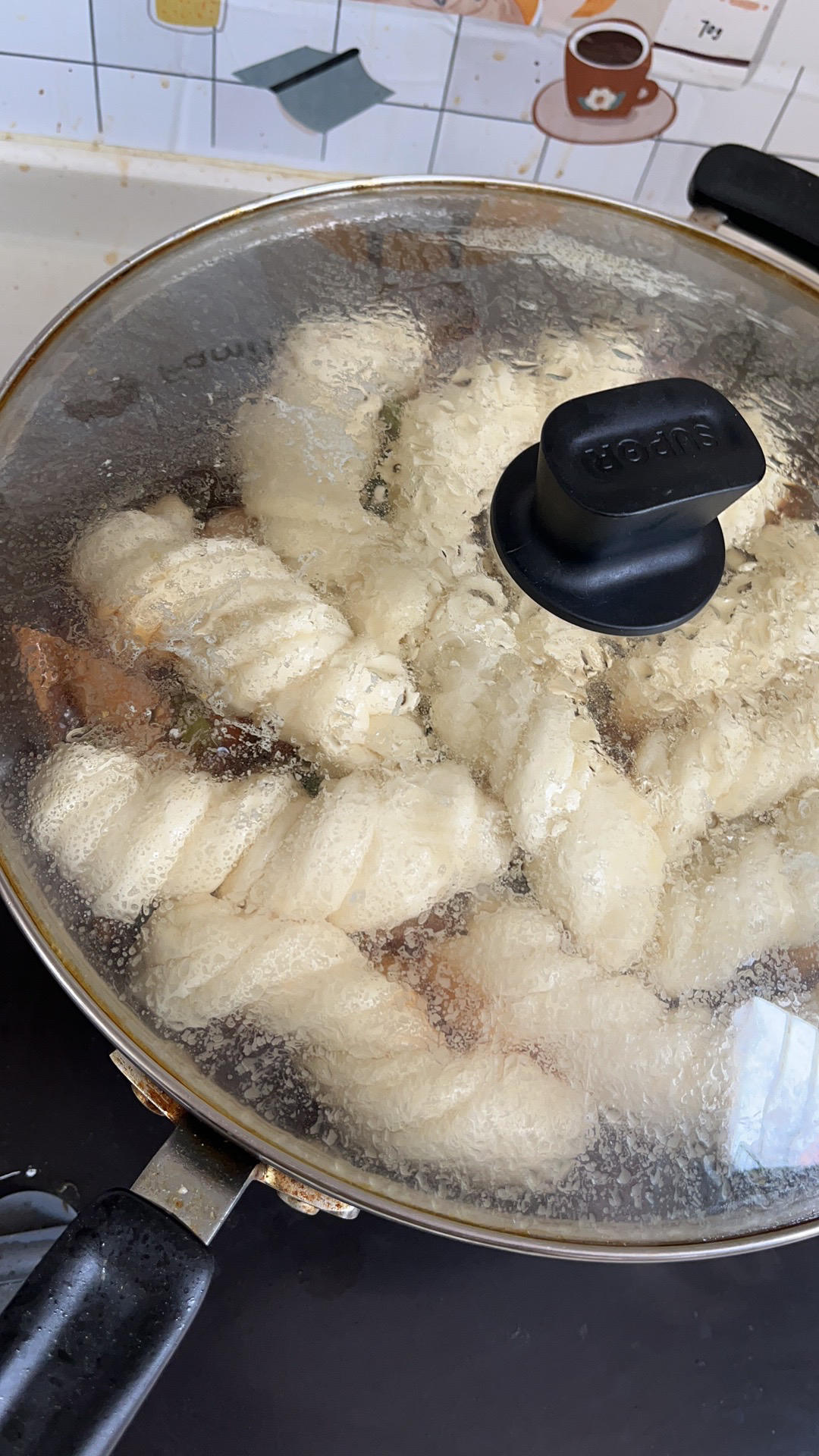 排骨豆角焖卷子