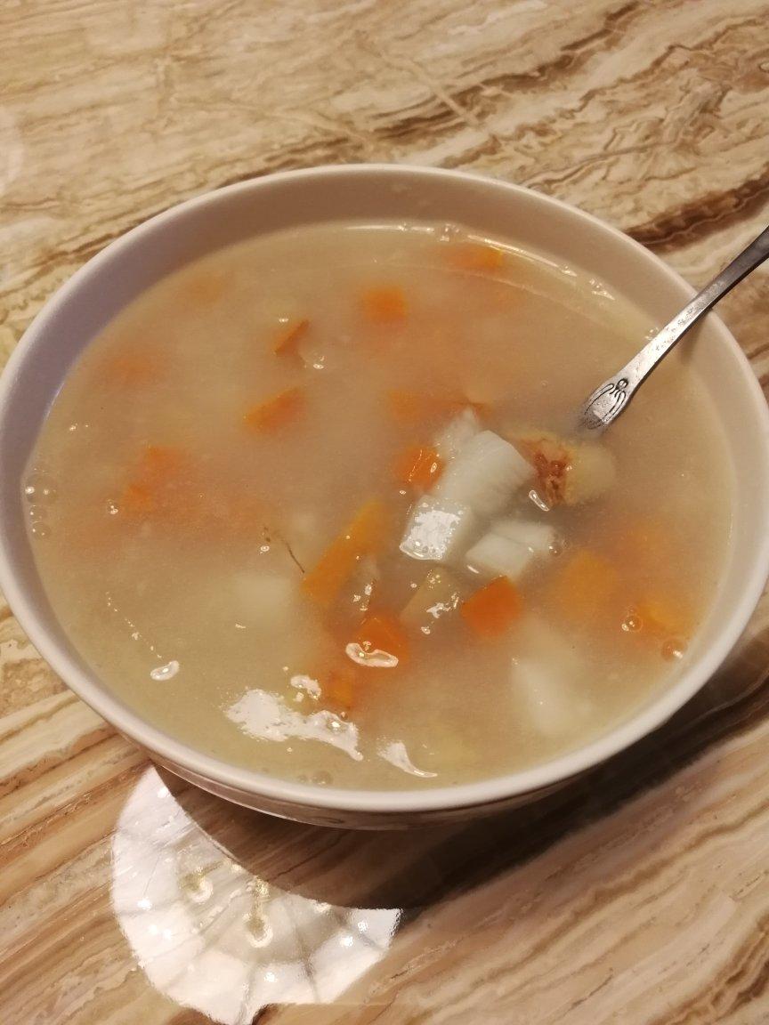 雪梨长山药羹（无油无盐菜）