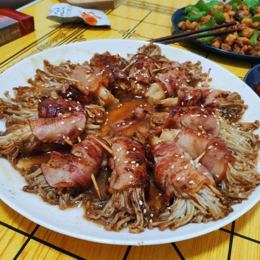 金针菇培根卷