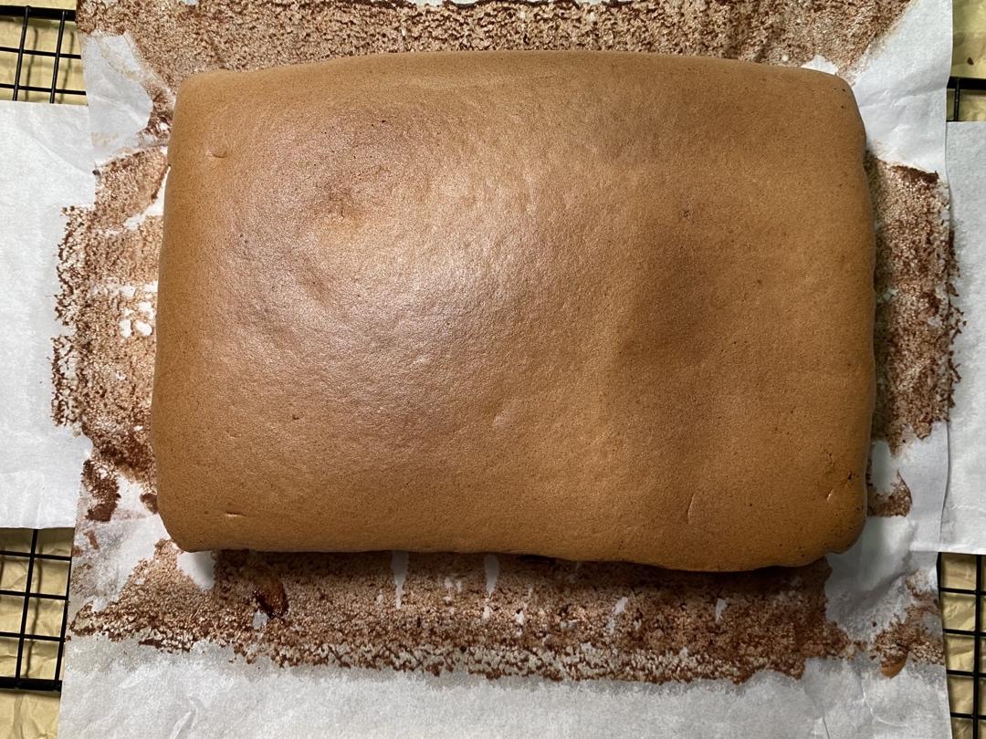 超细腻❗️巧克力可可古早蛋糕