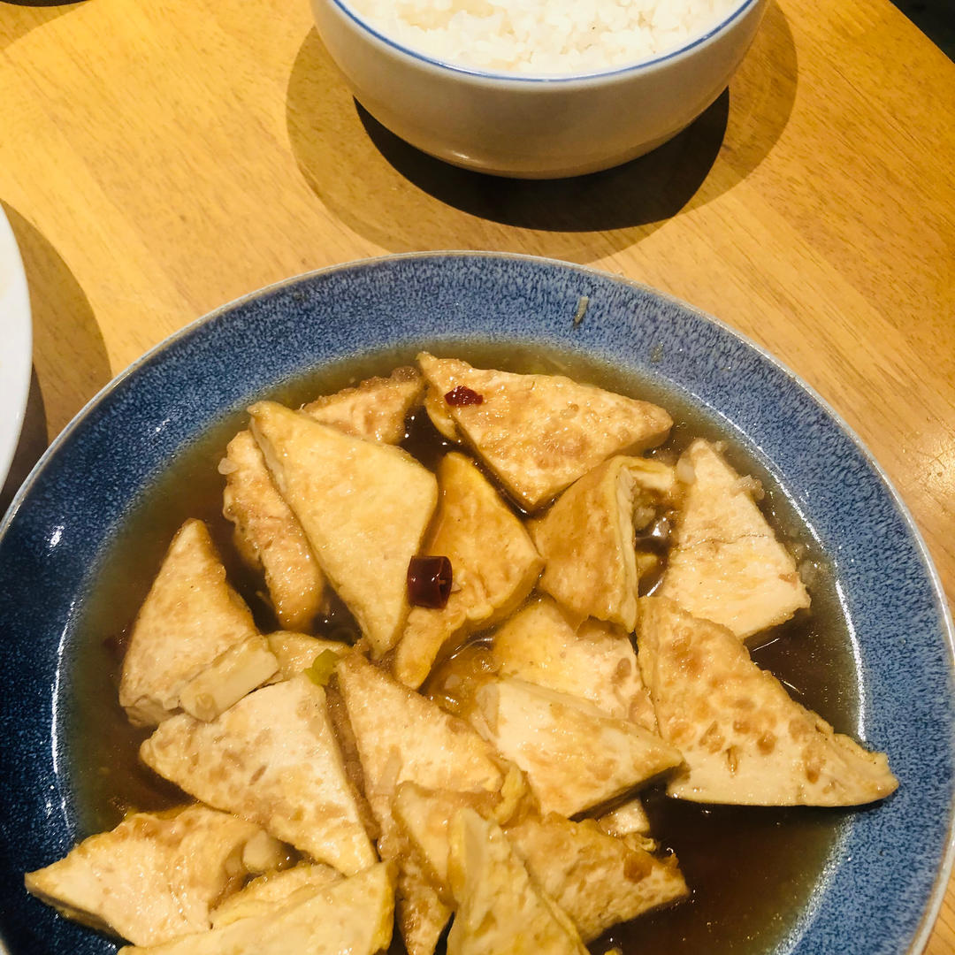 焖煎豆腐