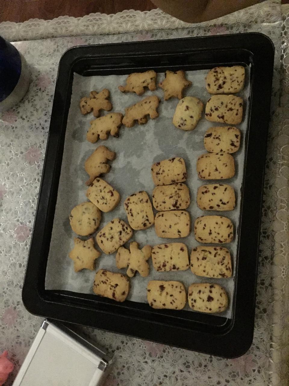 蔓越莓饼干的做法（烤箱做饼干）