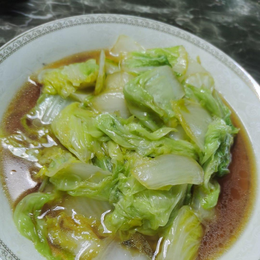 最容易的家常菜之——清炒大白菜
