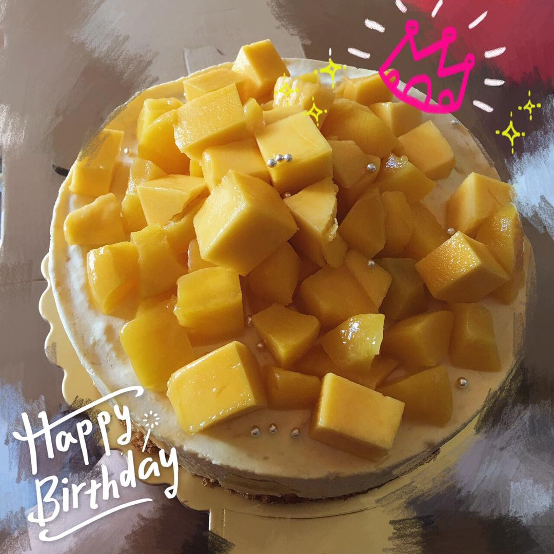 【视频】芒果慕斯（6寸） | 含镜面果胶配方