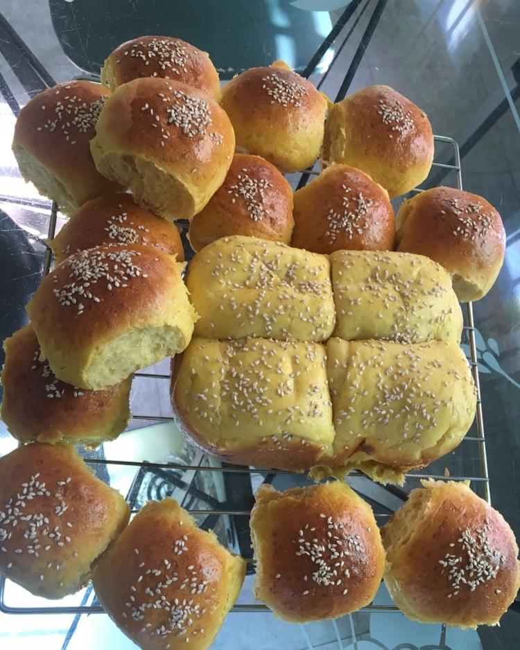 【面包机】湿润绵软的海量南瓜吐司