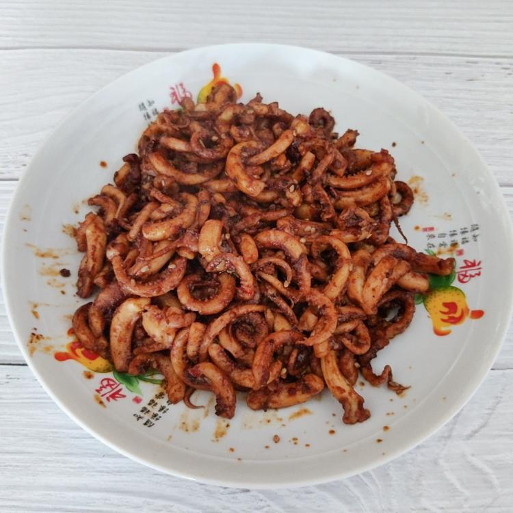 懒人必备蒜蓉酱炒鱿鱼