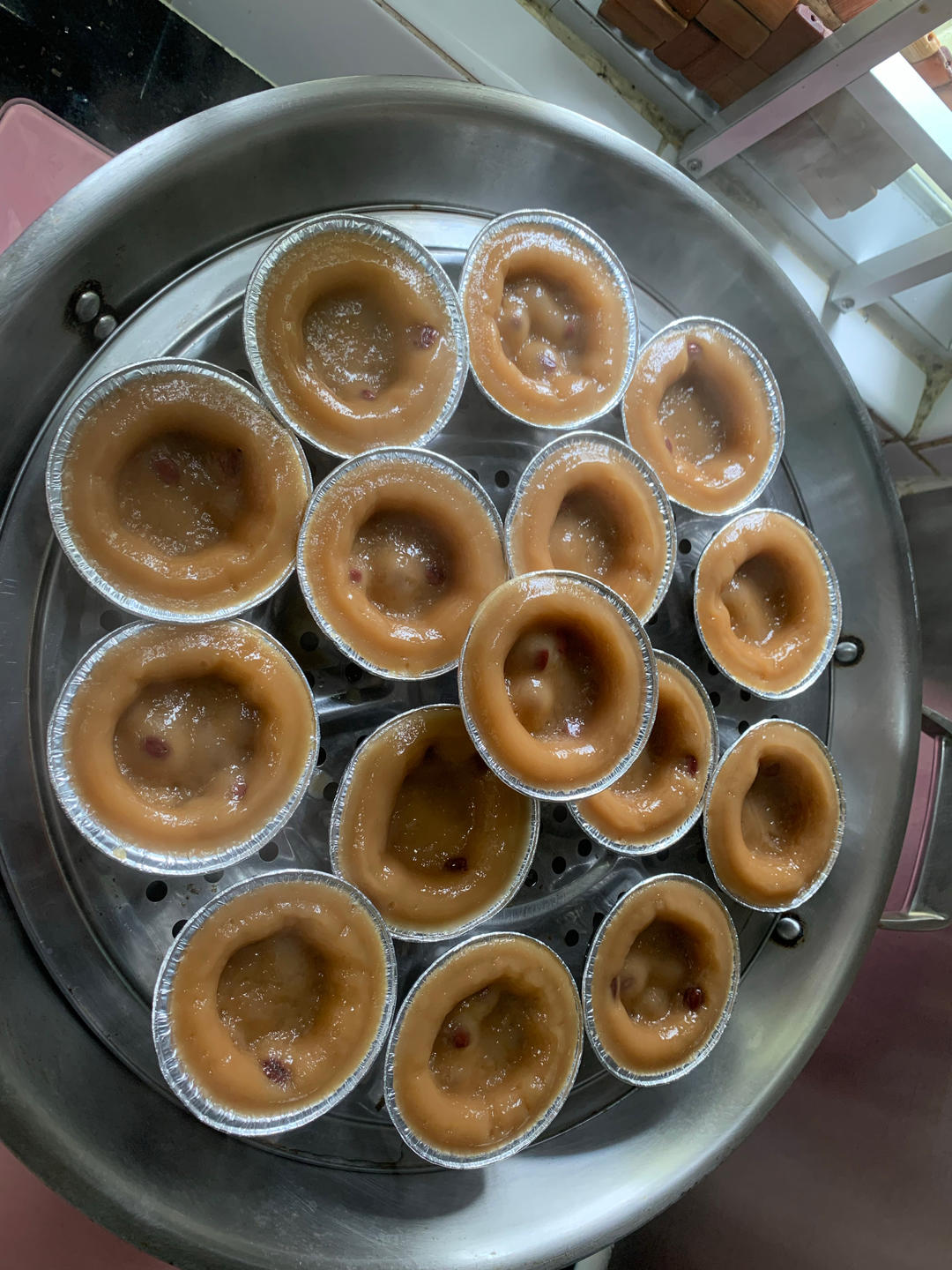 【港式小吃在家做】怀旧红豆钵仔糕 砵仔糕