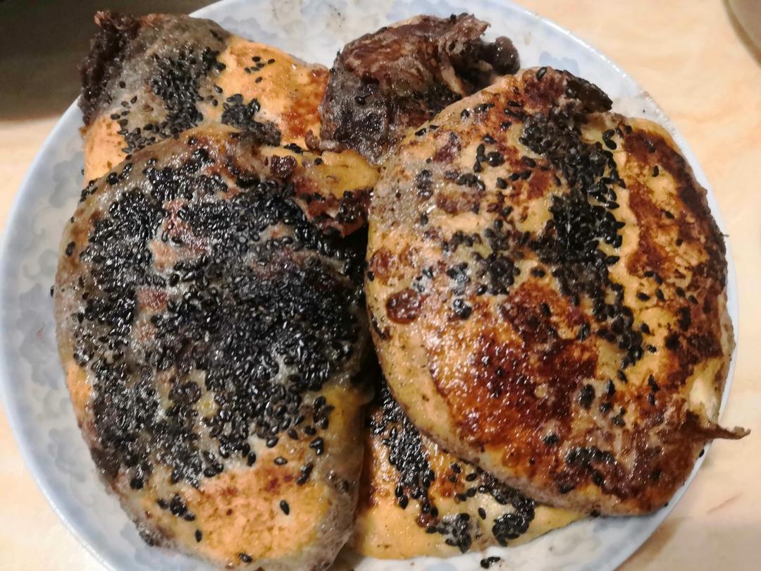 松软牛奶红豆饼