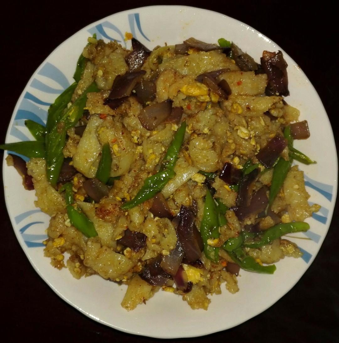 炒面筋or牛筋面