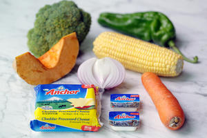 黄油芝士焗蔬菜的做法 步骤1