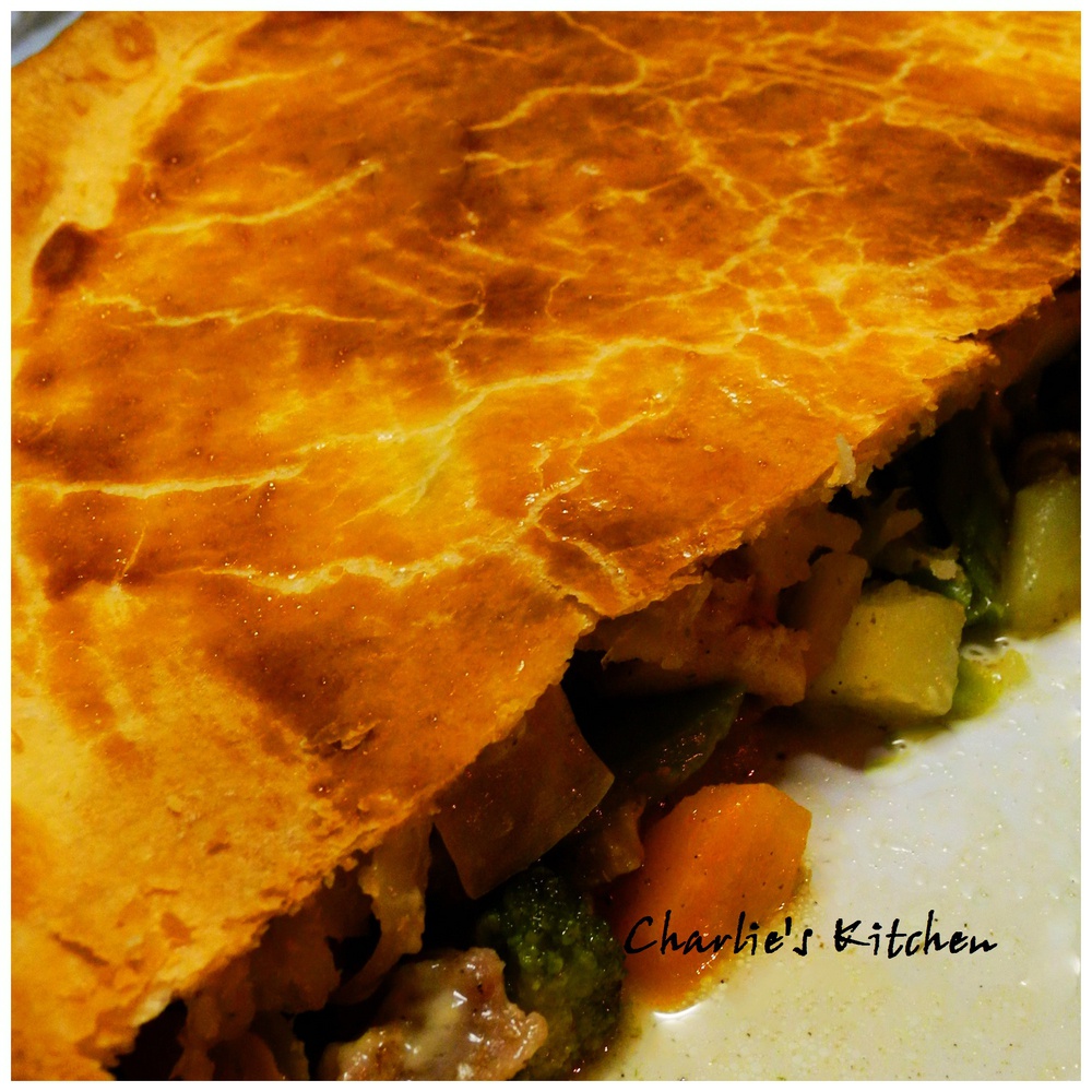 英式鸡肉蘑菇派