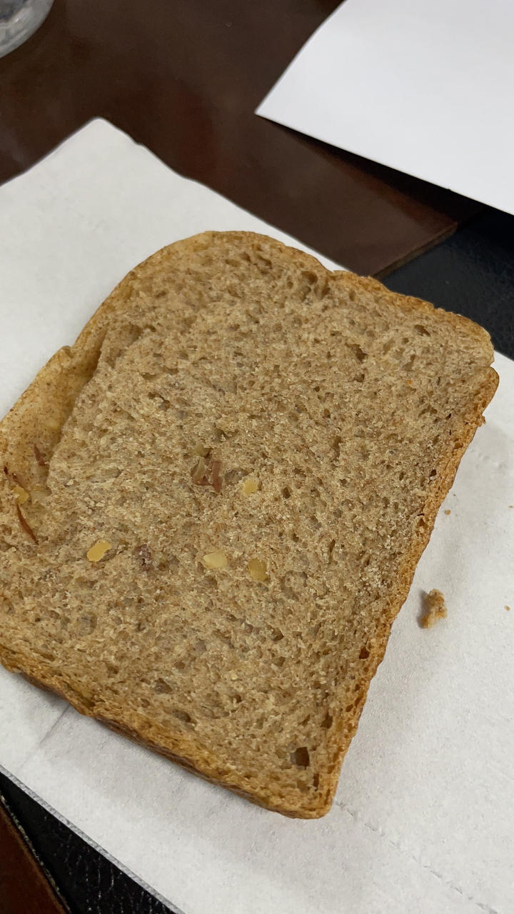 100%全麦鸡蛋吐司 直接法 王后细麸细粒 纯全麦依然软到下腰