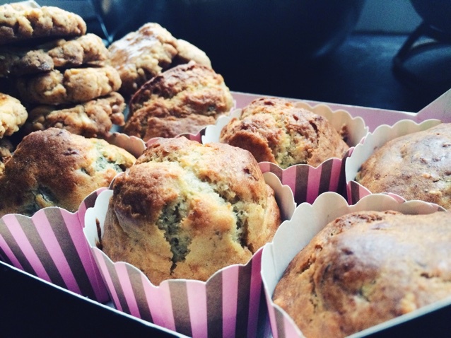 快手香蕉纸杯蛋糕