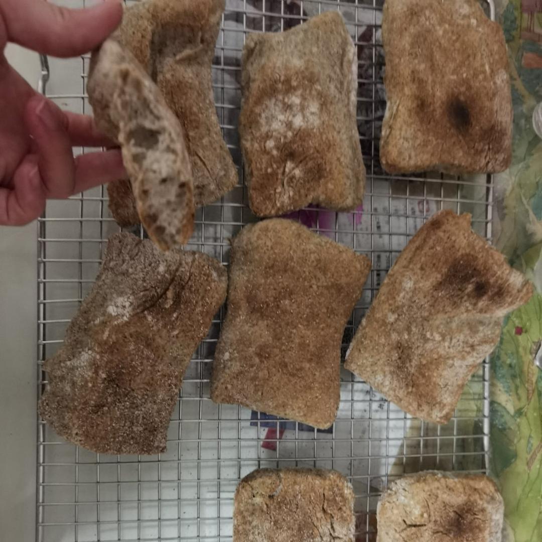 黑麦恰巴塔丨直接法·免酵种·新手友好
