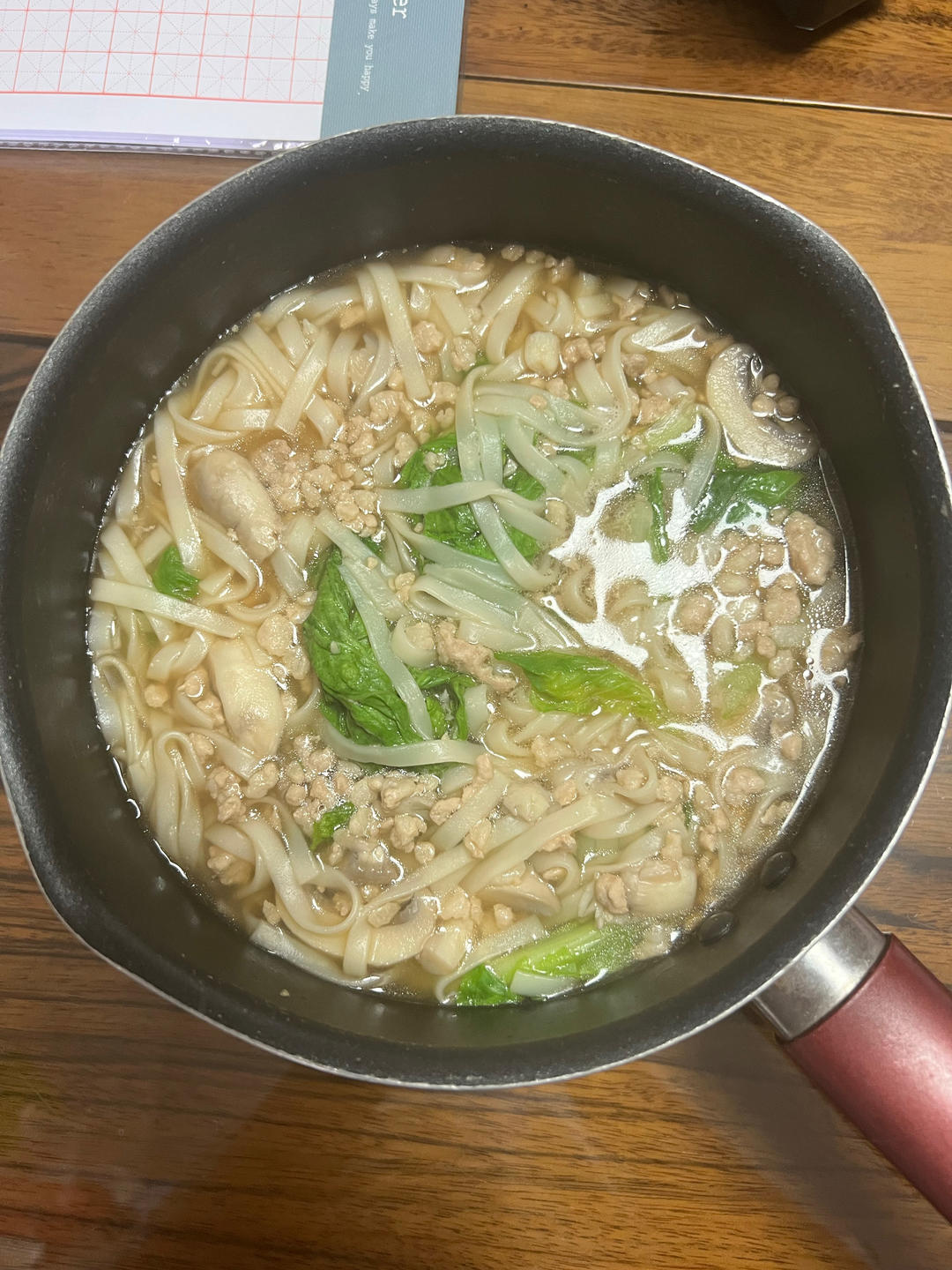 简单又好吃🍜一口鲜掉眉毛的口蘑鲜汤面❗❗