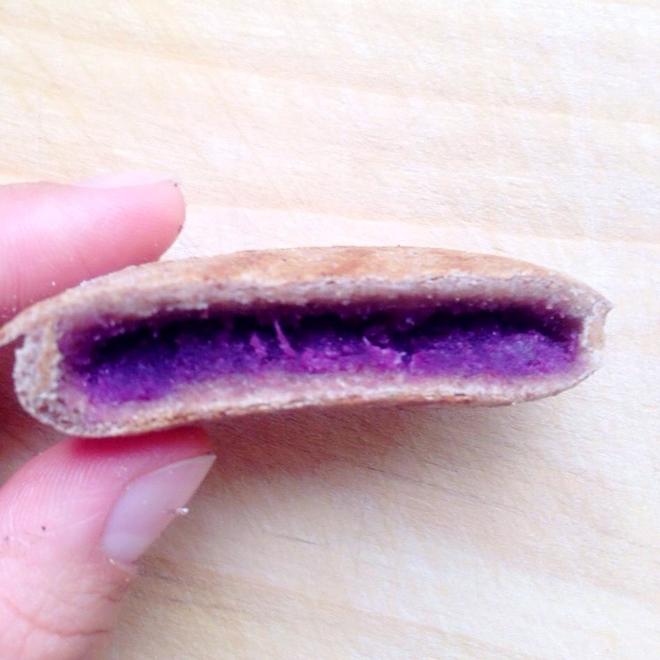 紫薯全麦饼的做法