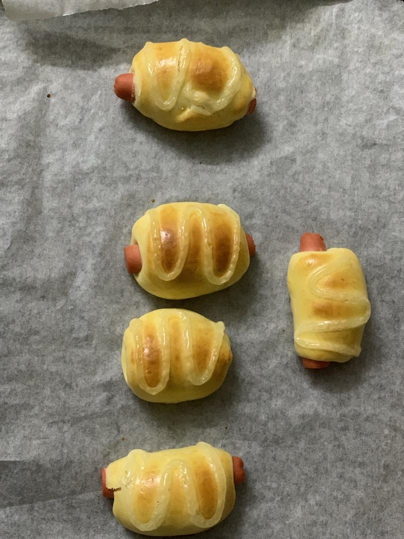 迷你肠仔包(手工揉面)