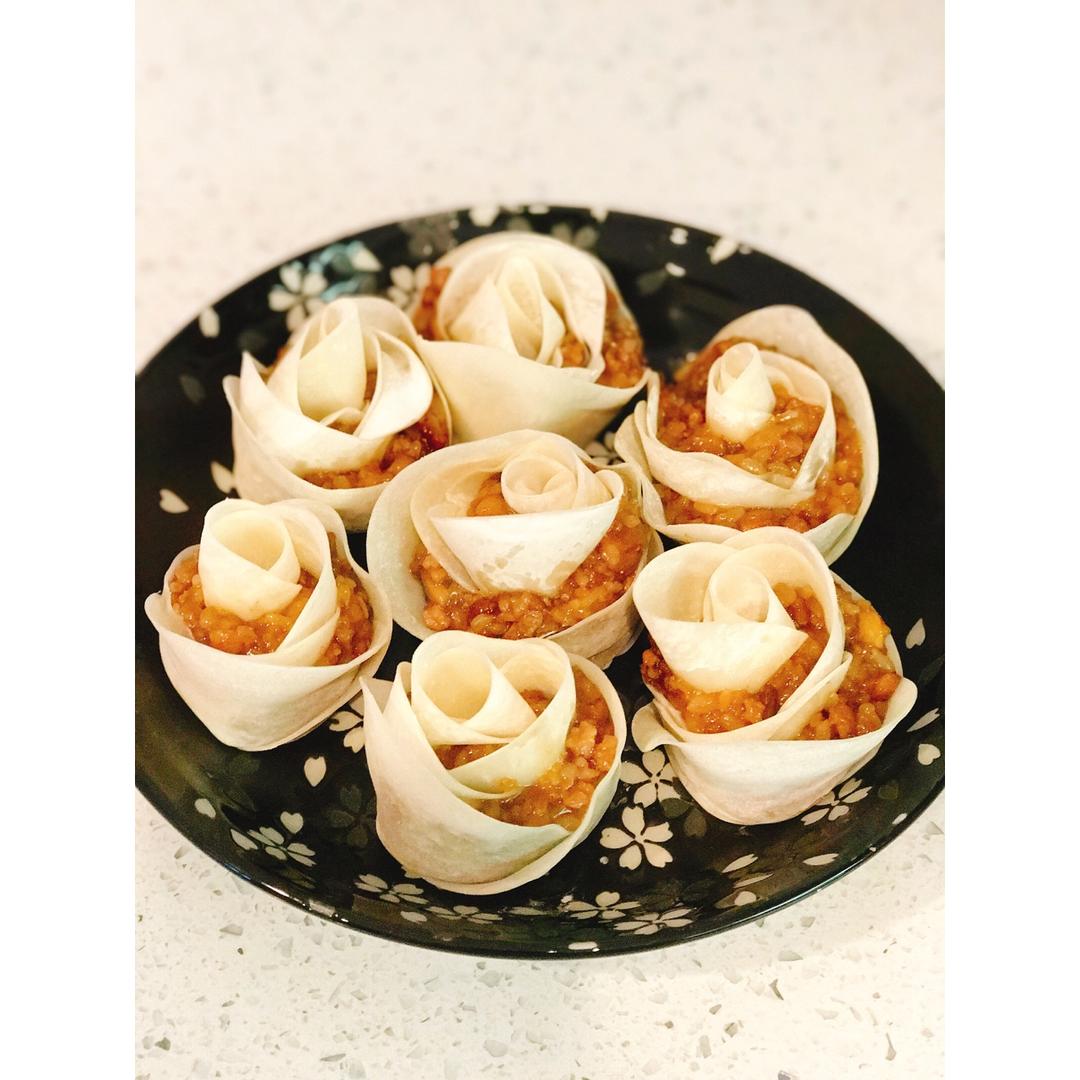 简易糯米烧卖（附烧卖包法）