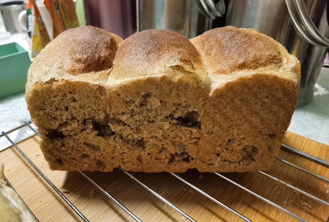 低卡黑麦全麦吐司