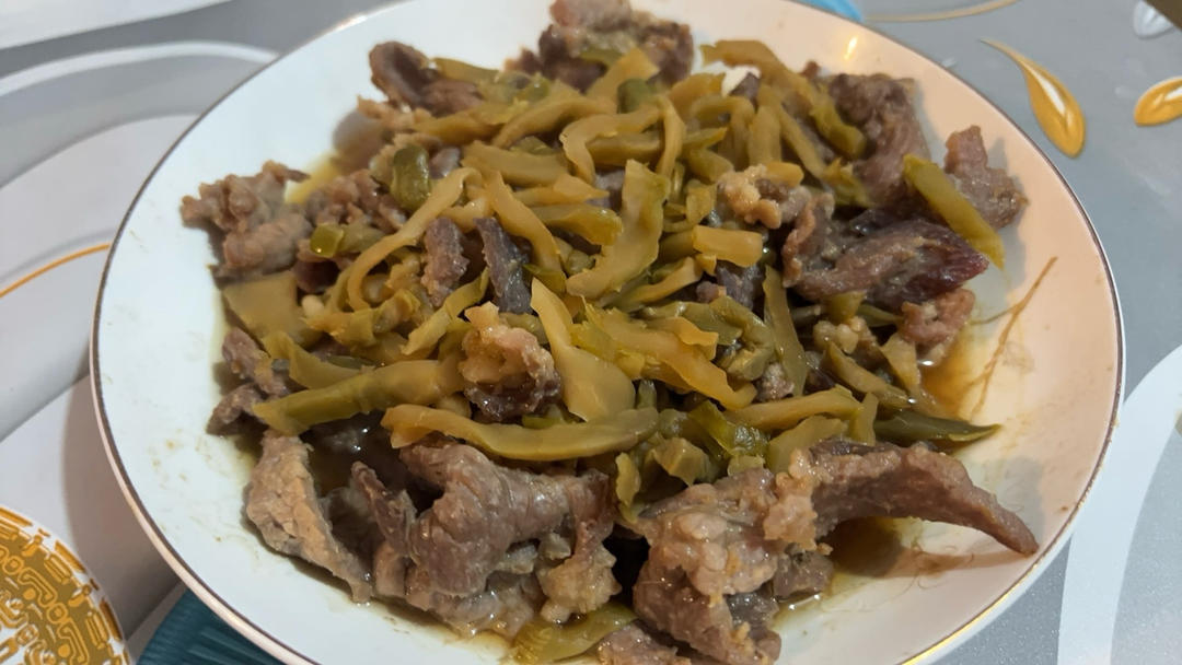 速蒸可口入味榨菜牛肉