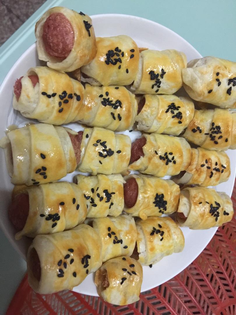 香酥香肠卷