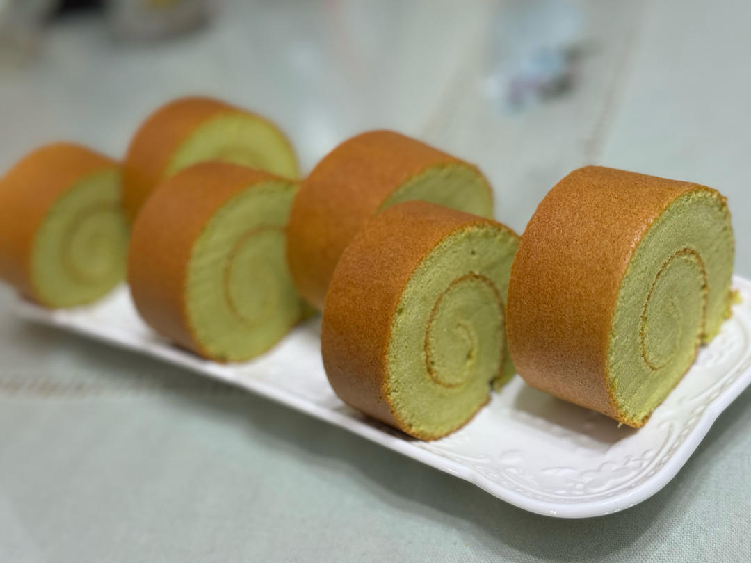 烫面法‼️春日斑斓蛋糕卷‼️细腻绵润不掉皮