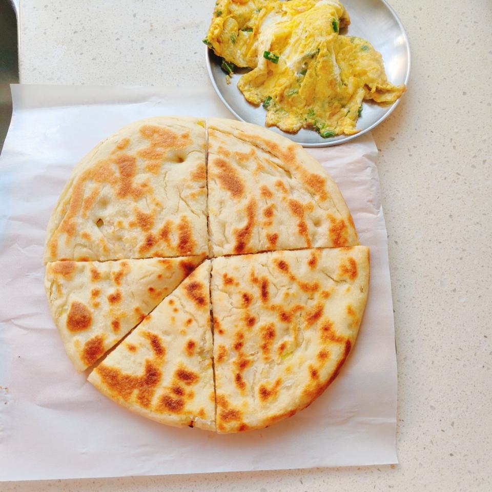 葱油饼—冰箱冷藏发酵法