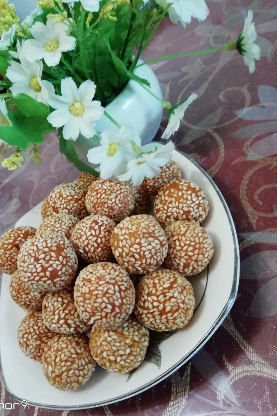 芝士夹心南瓜麻团