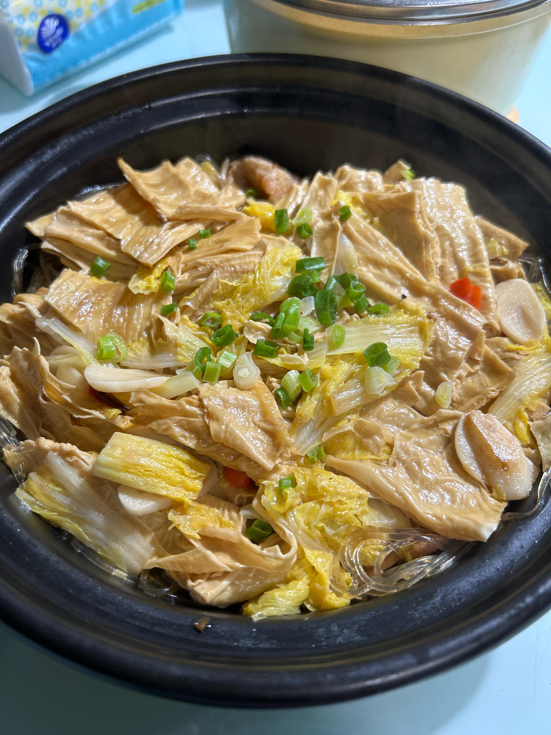 白菜腐竹煲