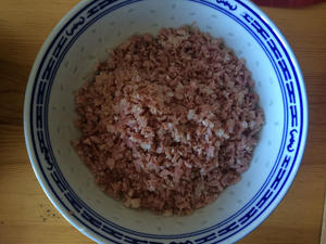 云腿玫瑰酥皮月饼，就是要有肉才吃的做法 步骤2