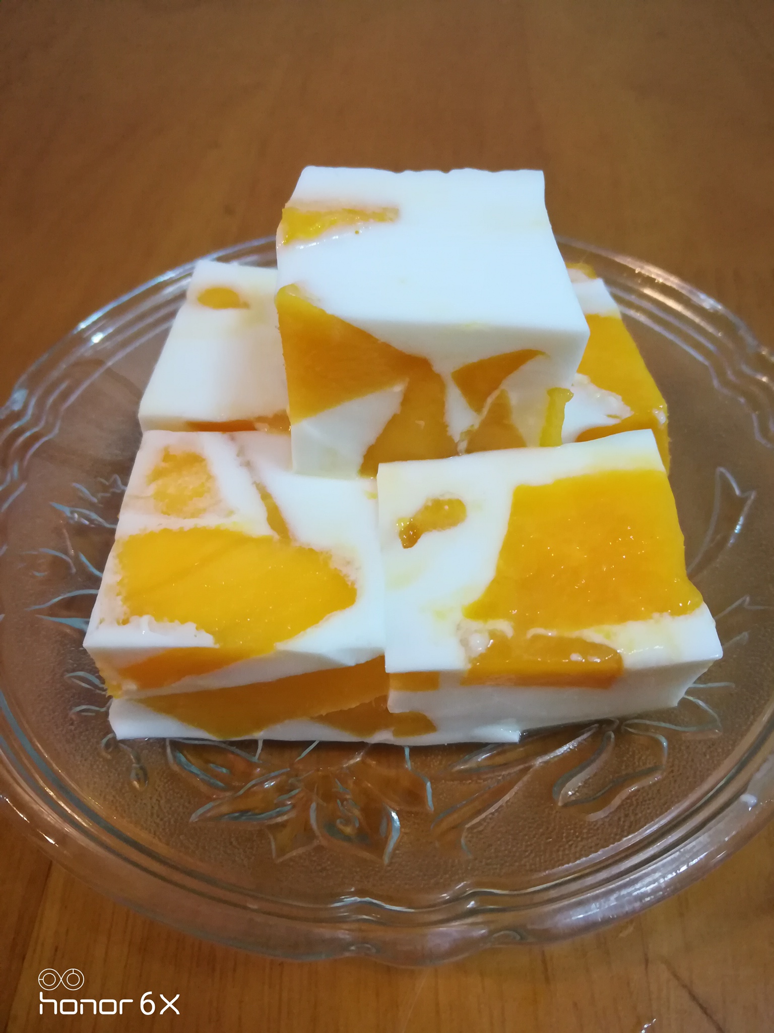 清新小甜点——椰奶芒果冻
