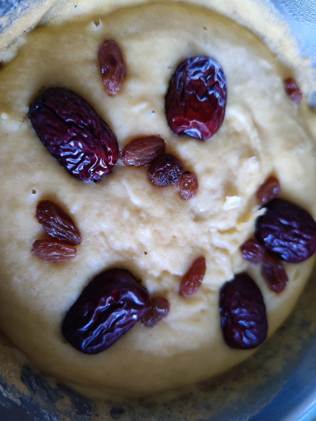 无油无糖100%纯玉米面发糕（零失败免烤版）