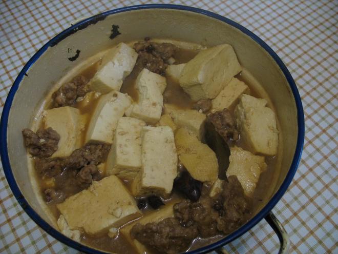 豆腐肉末煲的做法