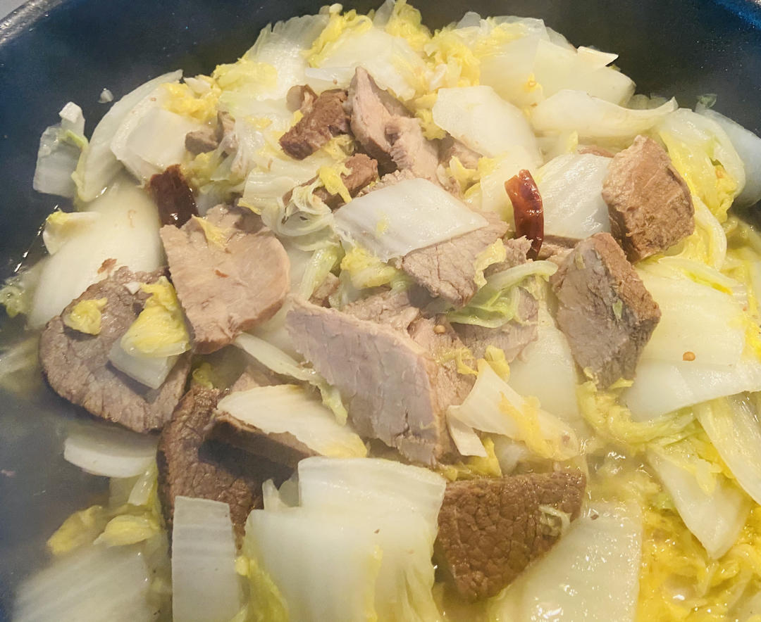 大白菜烧牛肉