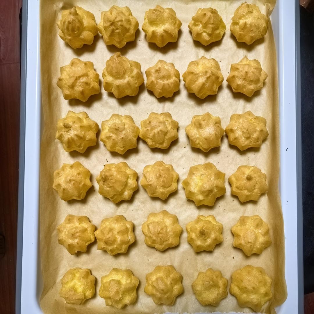 简单易成功的奶油小泡芙做法