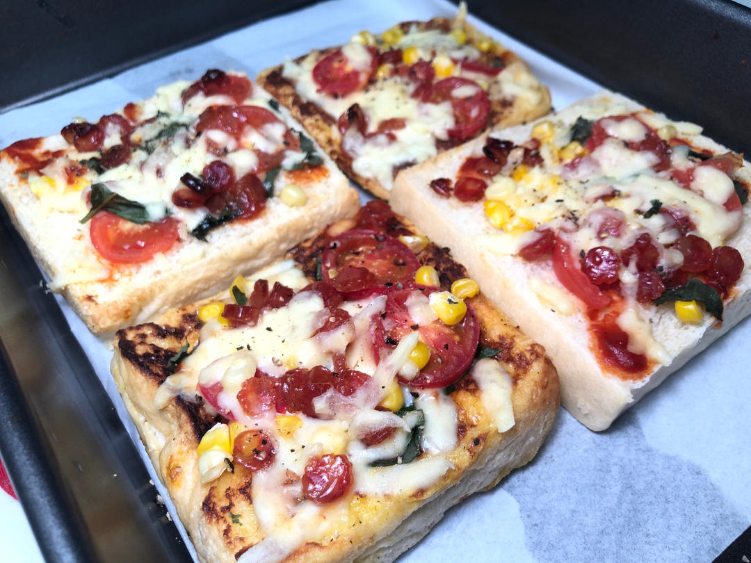 超好吃面包披萨🍕