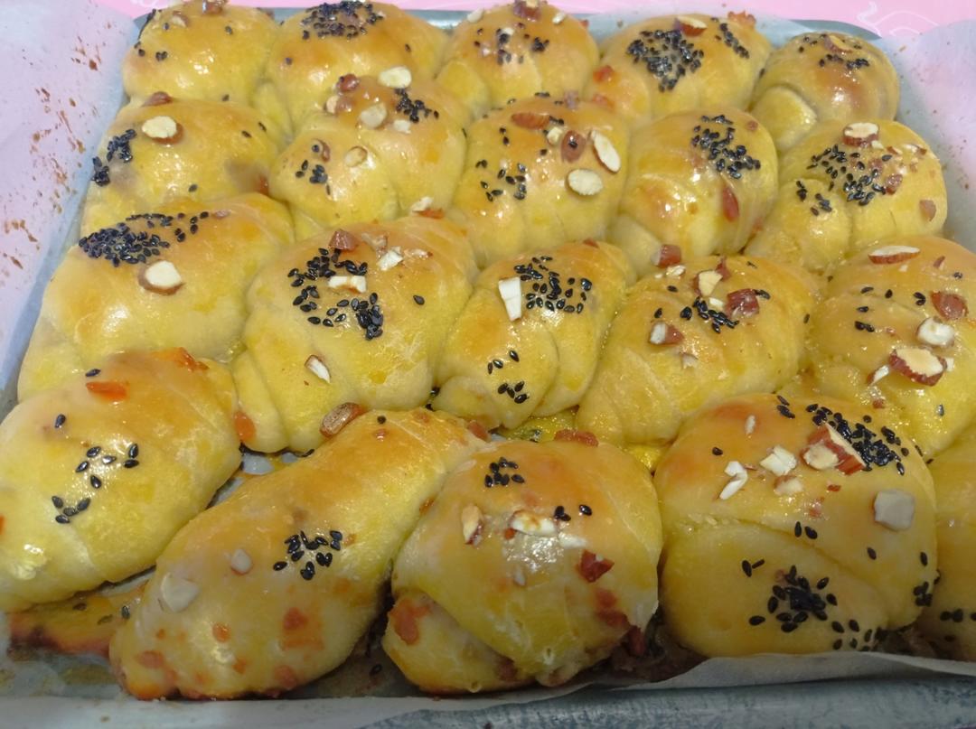 牛奶面包卷（直接法）