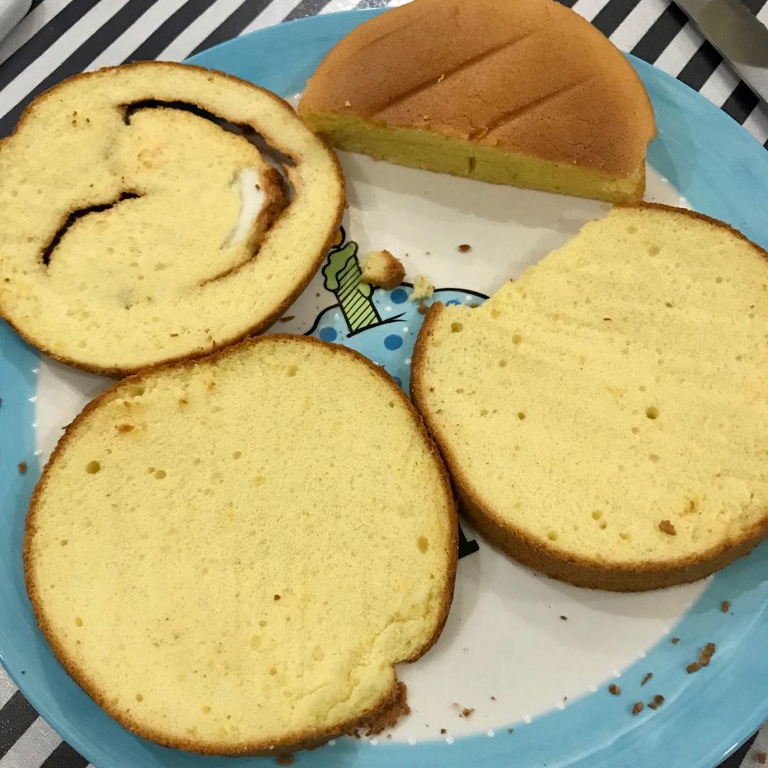 6寸原味戚风蛋糕