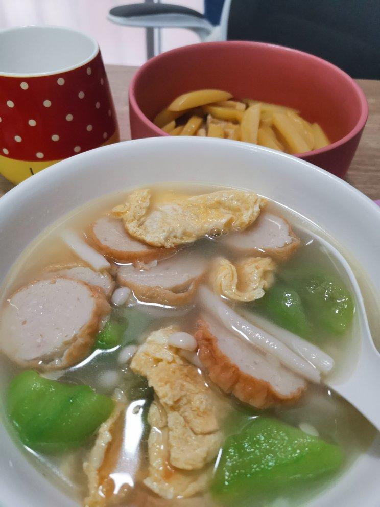 丝瓜鲜菇汤