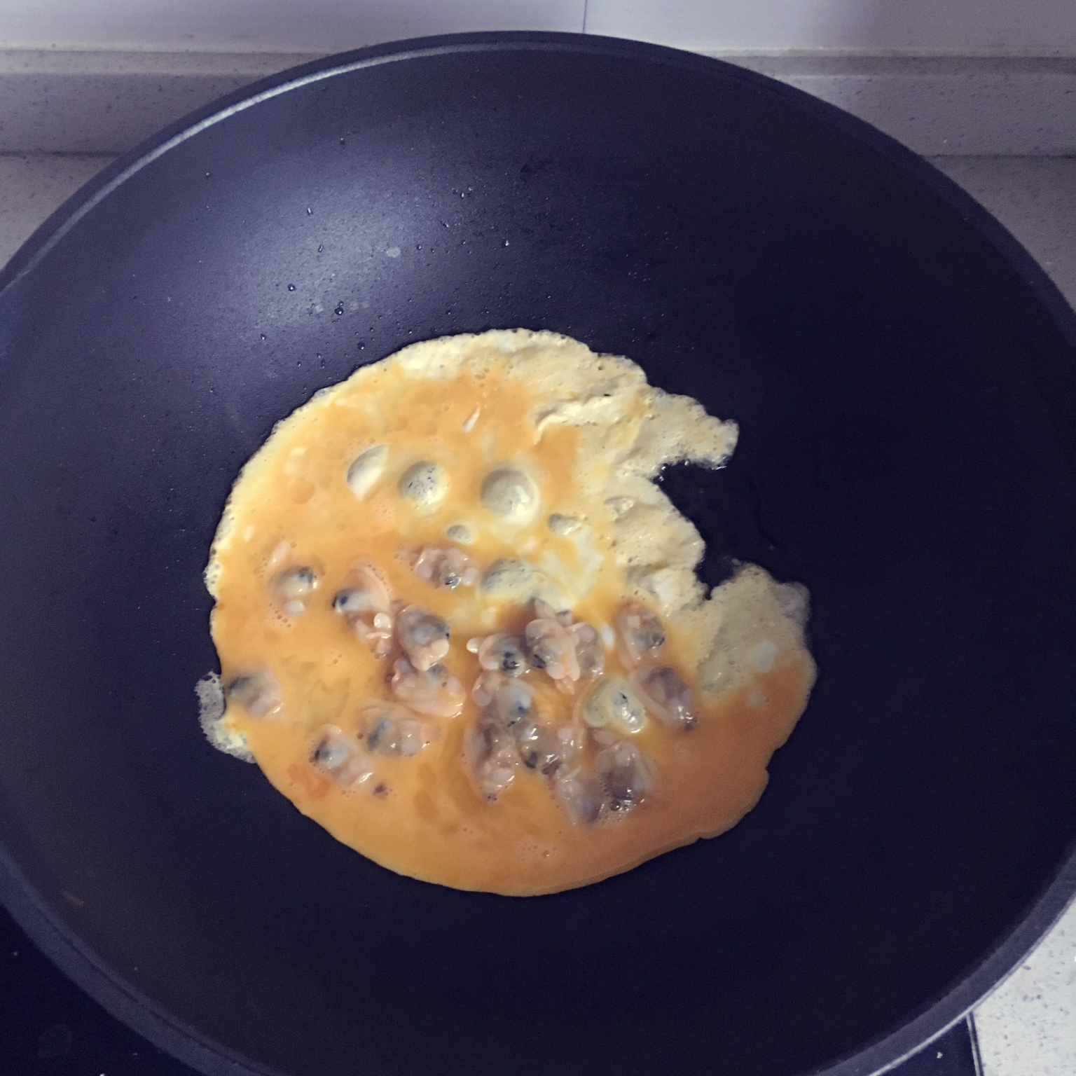 蛤蜊肉滑蛋