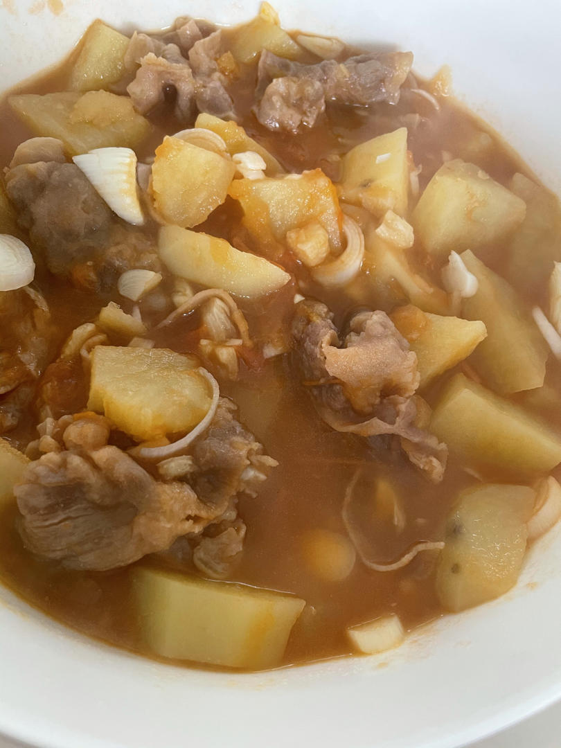 超开胃的番茄土豆肥牛汤‼️下米饭无敌了