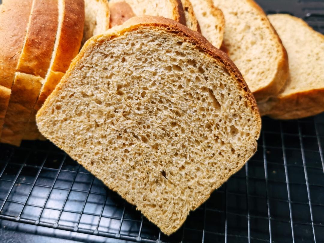 【健康烘培】超低卡黑全麦吐司