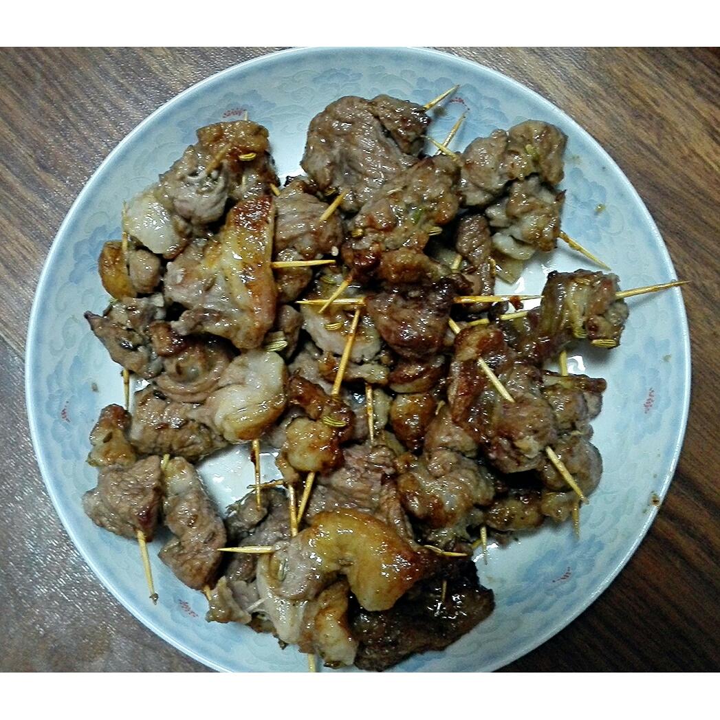 牙签羊肉 Roast Lamb Hor d'oeuvre