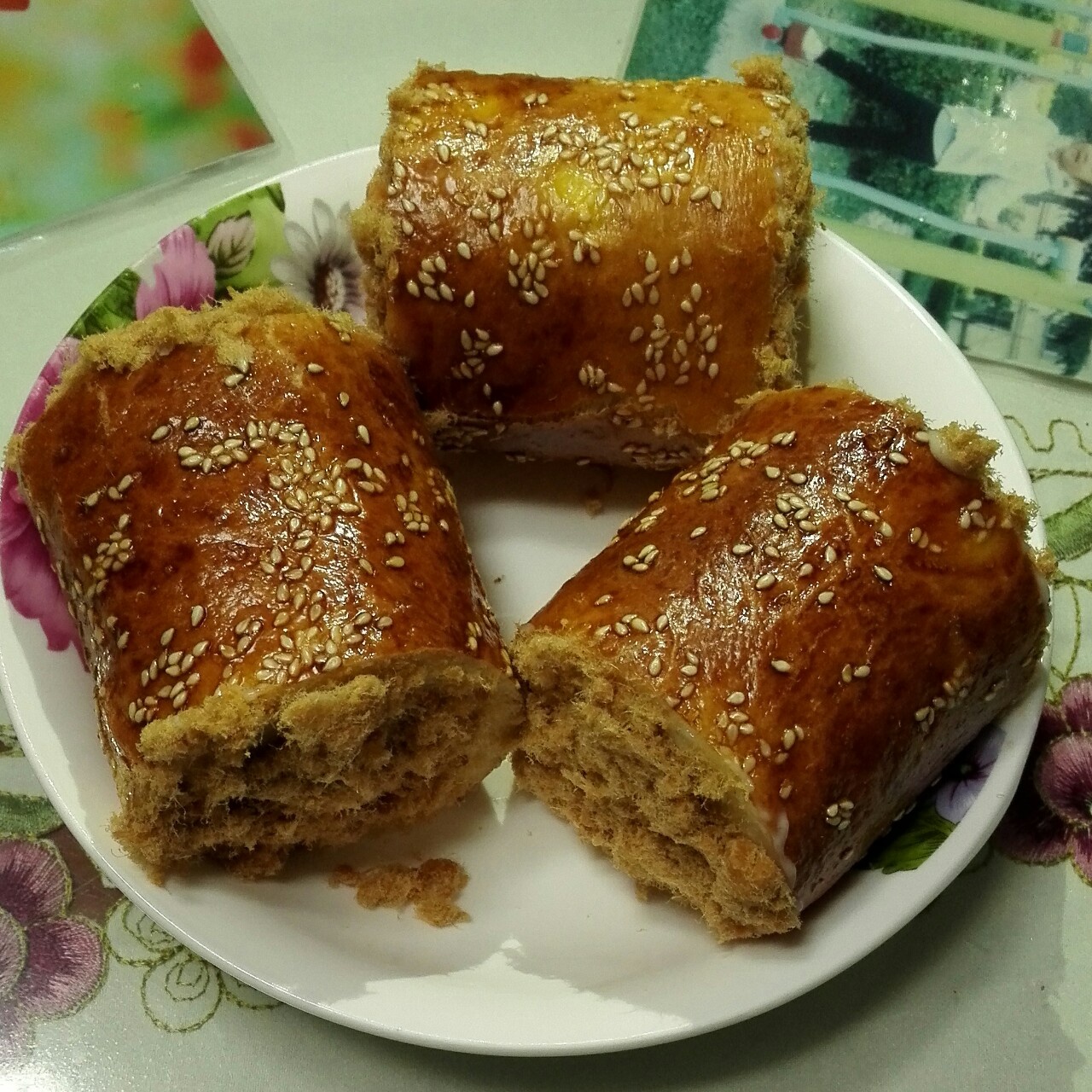 肉松面包卷