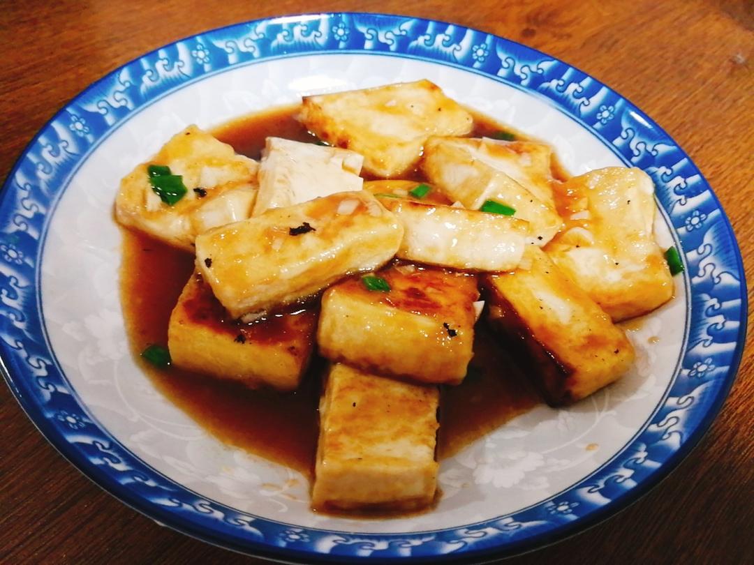 无敌好吃的香煎豆腐