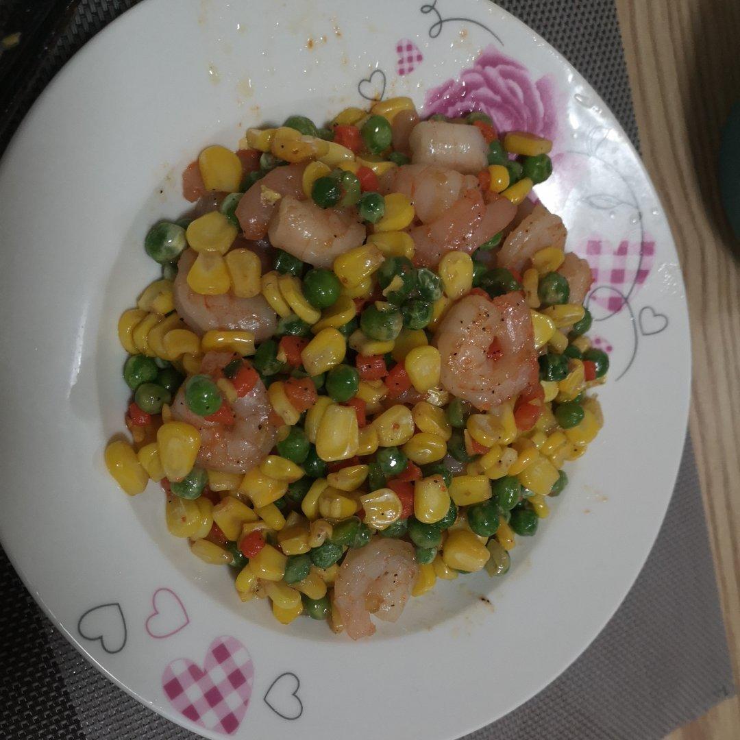 今天也要加油鸭zz做的松仁虾仁