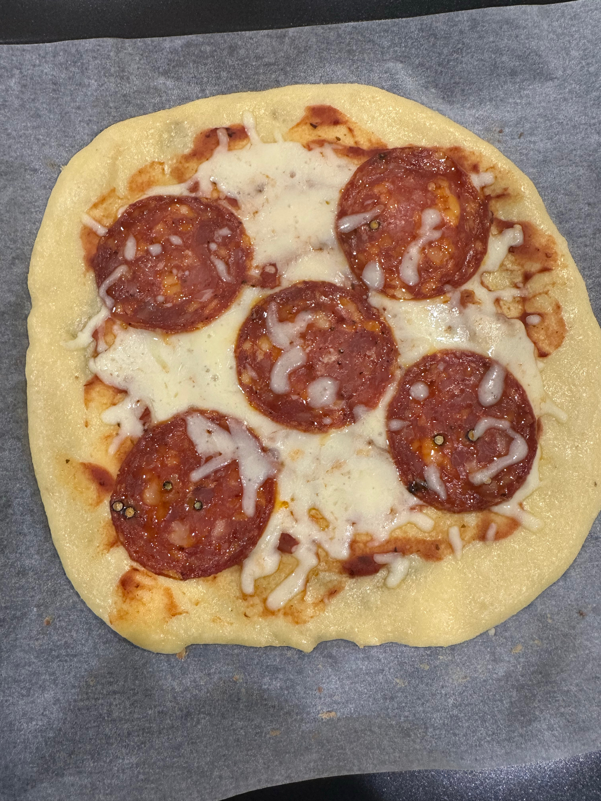 【生酮低碳】披萨pizza含马苏里拉版饼底