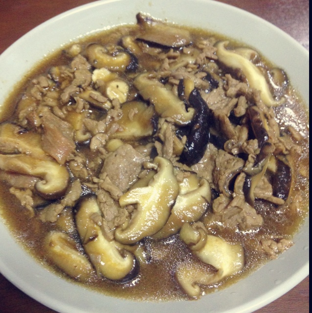 香菇炒肉